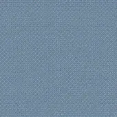 Sky blue textile sample with a dense, speckled weave and uniform texture; studio shot from Miniforms fabrics collection, designated “cleo sky.”